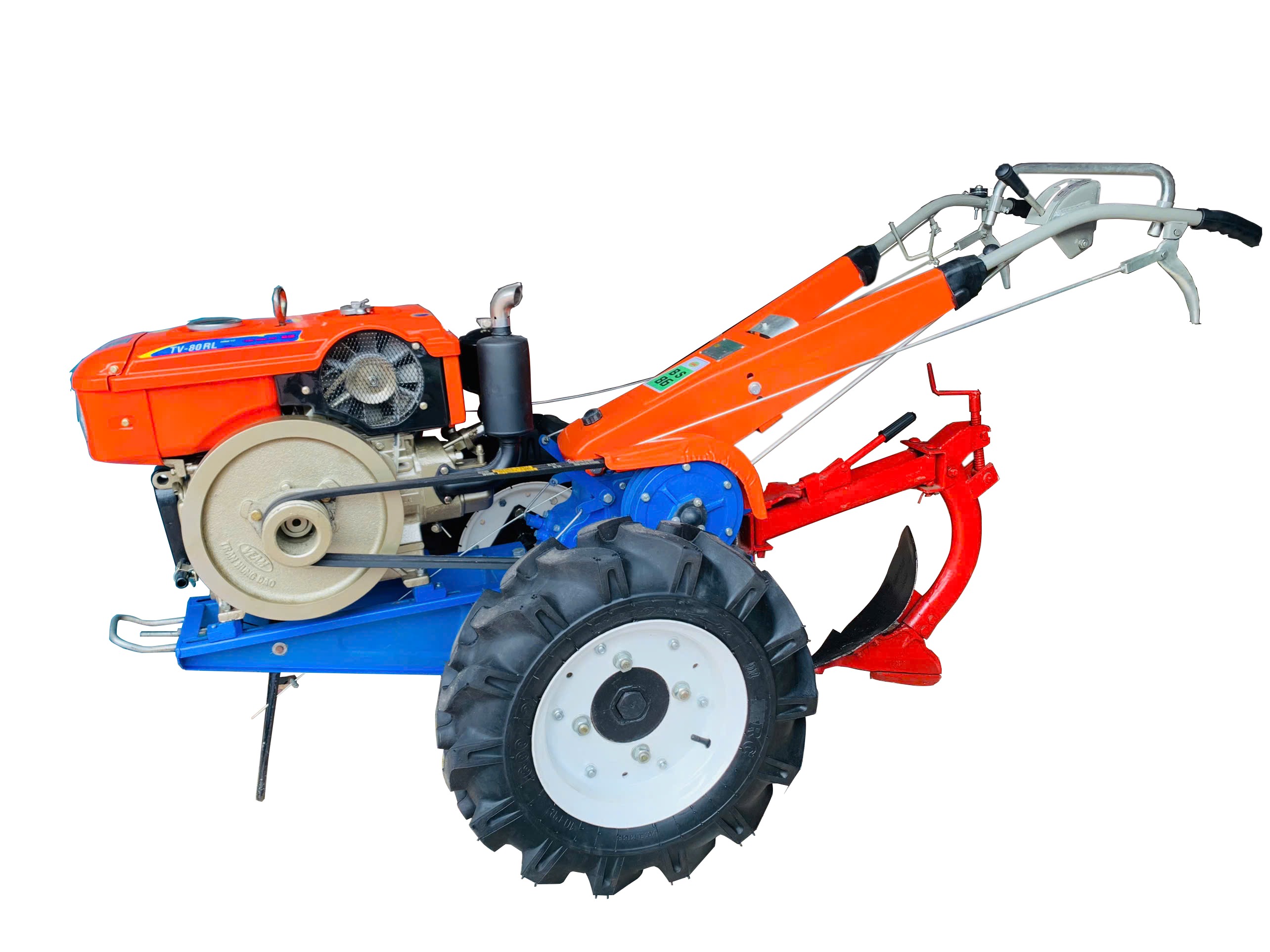 Máy kéo Bông Sen BS86 - lắp cày 1 lưỡi